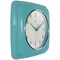 Infinity Instruments Square Retro Turquoise Wall Clock, 9.25 in. 13228TQSE-4103 - alternate 2